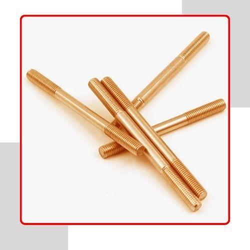 Copper Nickel Half Threaded Stud Bolts in india