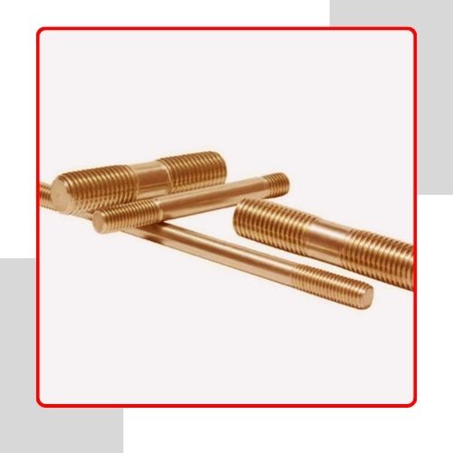 Copper Nickel Single Ended Threaded Rod in india